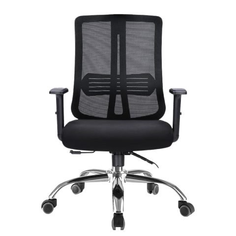 Stainless Steel and Mesh Medical Office Chair Black - 60×97×55 cm