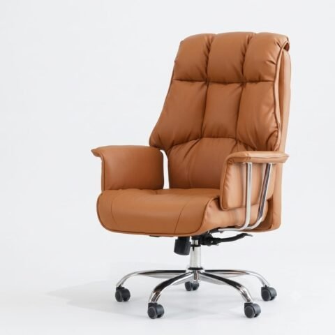 Executive Ergonomic Office Chair Boss Modern Premium Comfort Long Hours High Back Support Leather