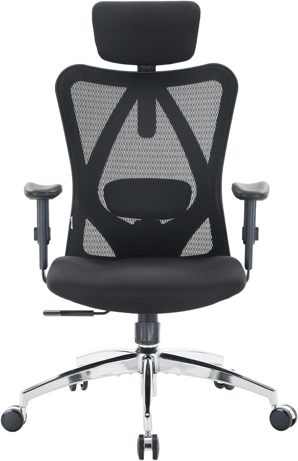 Office Desk Chair, Ergonomic Computer Chair with Adjustable Headrest and Lumbar Support,High Back Executive Swivel Chair - Image 2