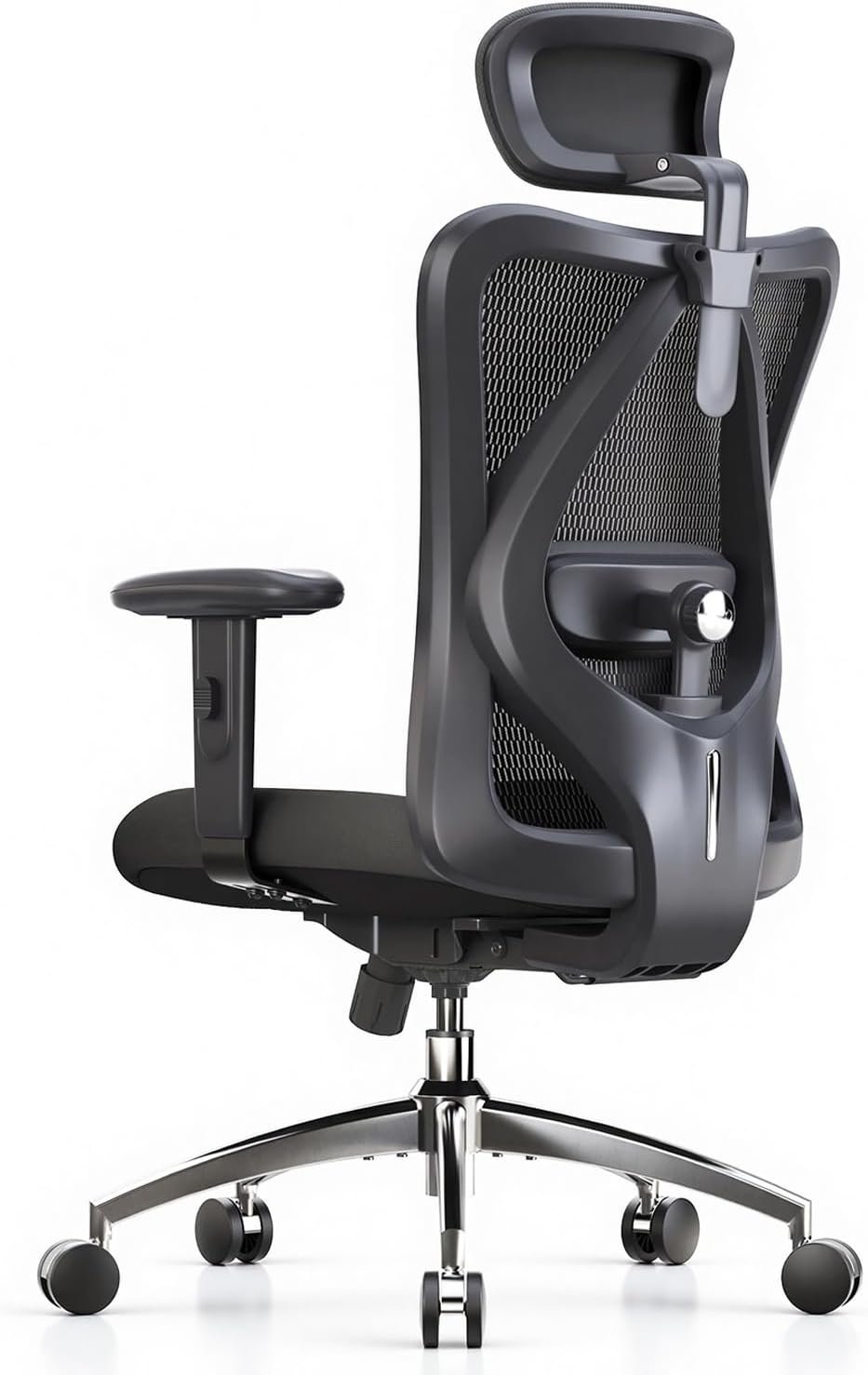 Office Desk Chair, Ergonomic Computer Chair with Adjustable Headrest and Lumbar Support,High Back Executive Swivel Chair