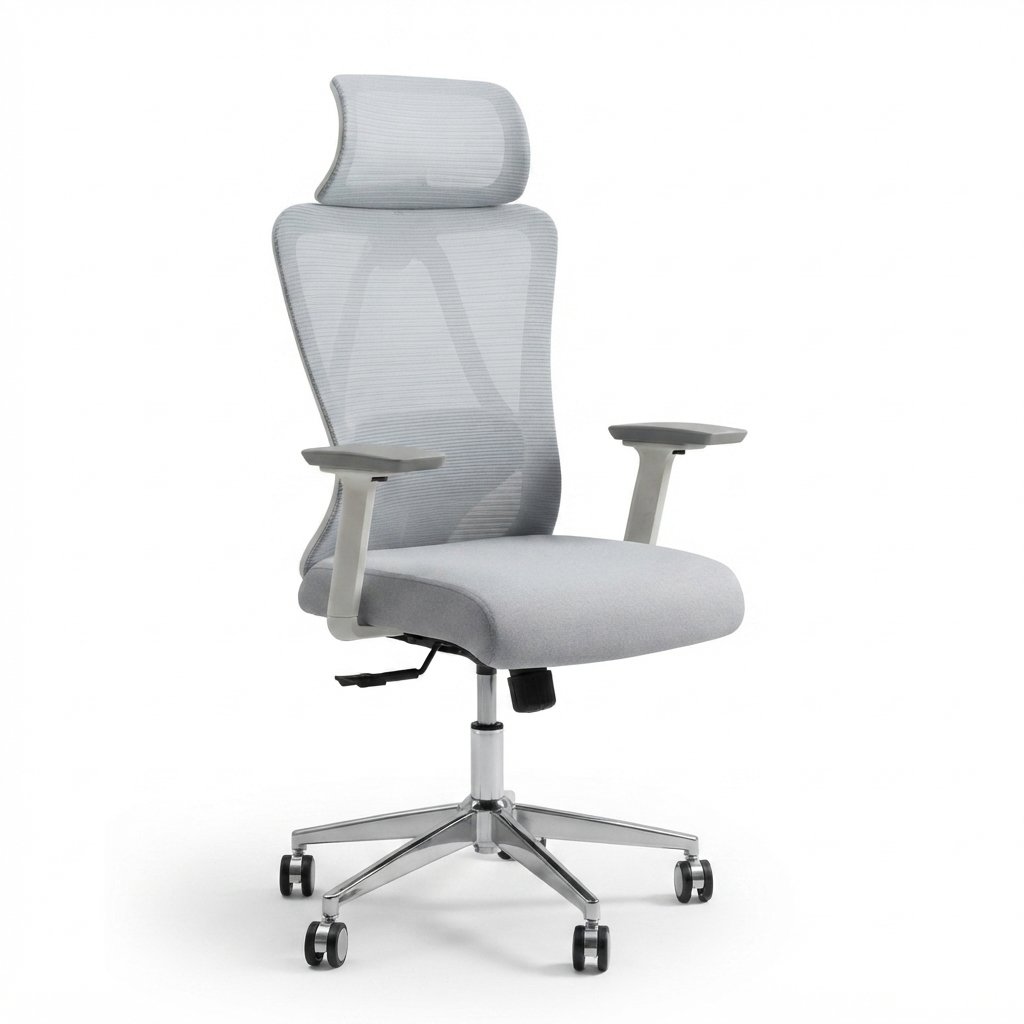 Office Desk Chair, Ergonomic Computer Chair with Adjustable Headrest and Lumbar Support,High Back Executive Swivel Chair - Image 3