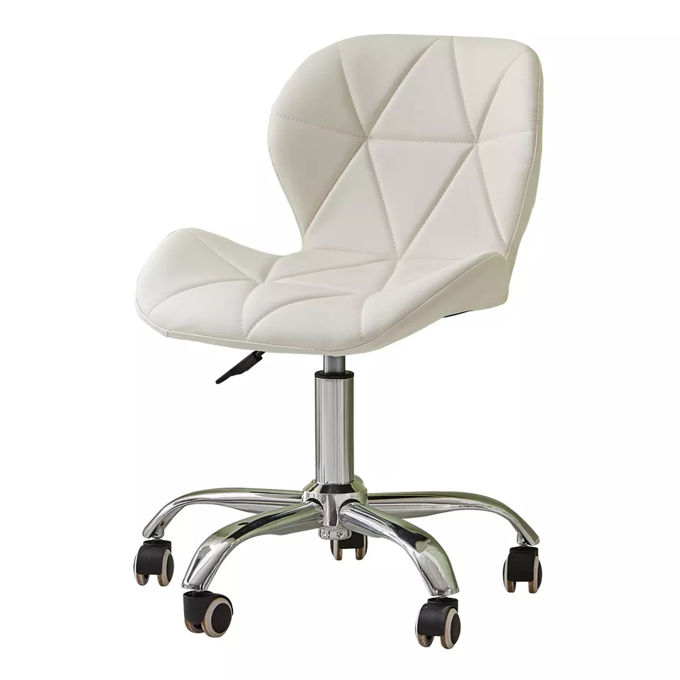 Computer Desk Chair Black Velvet Fabric Office Chair Height Adjustable Upholstered Seat Swivel Chair For Desk Home Office - Image 9